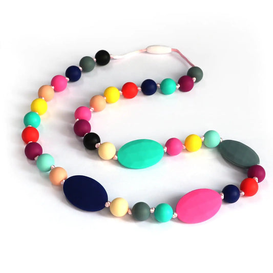 Chew Necklaces for Sensory Kids Silicone Chewy Necklace Sensory for Biting Chewing Fidgeting Sensory Toys for Autistic Children or Adults ADHD Anxiety SPD